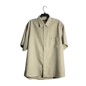 Methode Men's Extra-Large Tan/Cream Flannel shirt with Pocket